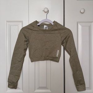 gymshark cropped long sleeve